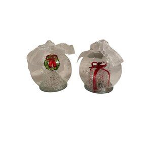 Set of Vintage Sorrelle Glass Ornaments w/Gift Boxes